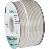 Axing SKB 395-01 Koaxialkabel 3-fach geschirmt für SAT-/BK-Hausinstallation 100 m Ring weiß