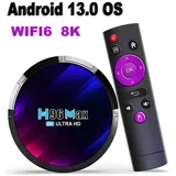 HS.SUPPLY Streaming-Stick 8K Android Wifi Smart TV Box Ultra HD WiFi Media Player, (Streaming Box), Android Smart TV mit Netflix, Youtube, Amazon Prime Video etc.