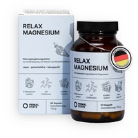 Primal State® Magnesium Komplex [90 Kapseln] - aus den 5 besten Magnesium-Quellen – Magnesium hochdosiert - sehr hohe Bioverfügbarkeit