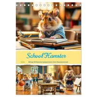 Calvendo School Hamster - Eifrige KI Hamster präsentieren ihre