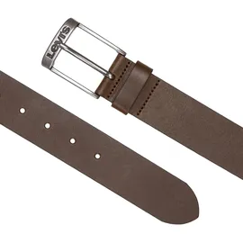Levi's Herren NEW Duncan Gürtel Dark Brown) 100 Braun