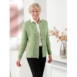 Classic Dog Strickjacke in Grün 48