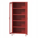 Jan Nowak Vitrine Angelo 80 x 185 x 45 cm Rot