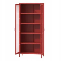 Jan Nowak Vitrine Angelo 80 x 185 x 45 cm Rot