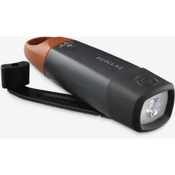 Taschenlampe wiederaufladbar externer Akku 210 Lumen - Dynamo 900 PWB, braun|grau|orange|schwarz, EINHEITSGRÖSSE