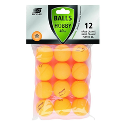 Sunflex Tischtennisball 12x Tischtennisbälle 40+ Hobby orange