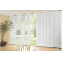 Büscher Sunlines Vertikal–Jalousie im Festmaß »200x250 cm« grau, 200x250 cm