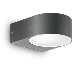 Ideal Lux Wandleuchte IKO AP1, 1-flammig, E27, Anthrazit IDEA-018515
