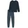SCHIESSER UNCOVER Pyjama Gestreift Blau 50