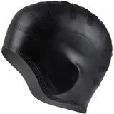 JOJYO Badekappe mit Ohrenschutz, Silikon Badekappen Badehüte wasserdichte Schwimmkappe Badehaube Anti-Rutsch Elastische Badehaube für Erwachsene Jugendliche Swim Cap