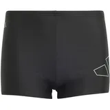 Adidas Performance Big Bars Kids Boxer-Badehose Black 140