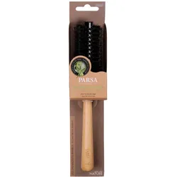 PARSA Beauty Profi FSC Holz Rundbürste mit Wildschweinborsten 15 mm