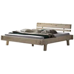 SalesFever Doppelbett »Betten«, BxL: 164 x 224 cm, fichtenholz - beige