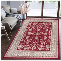Orientteppich Oriente Teppich - Traditioneller Teppich Orient Rot, Mazovia, 200 x 300 cm, Geeignet für Fußbodenheizung, Pflegeleicht, Wohnzimmerteppich rot 200 x 300 cm