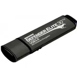 Kanguru Defender Elite30 - 256GB - FIPS 197 (256 GB, USB-A), USB Stick, Schwarz