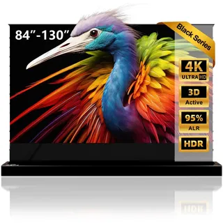 NothingProjector ALR CLR Beamer Leinwand für UST Ultrakurzdistanz-Projektor, motorisiert & elektrisch bodenstehend, 95% Umgebungslicht abweisend, 4K/8K UHD Laser-TV-Leinwand, 120 Zoll, Keine Montage