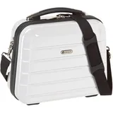 Kosmetikkoffer Beauty Case weiß aufsteckbar auf Trolleysystem ca. 14 Liter Beauty Case