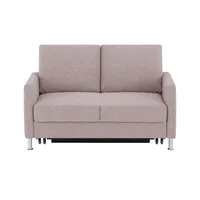 Schlafsofa  Fürth ¦ rosa/pink ¦ Maße (cm): B: 140 H: 90 T: 95