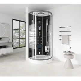 Home Deluxe Dampfdusche Black Pearl 90 x 90 cm