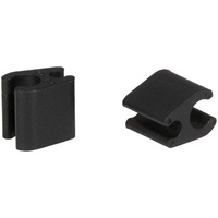 Elvedes Cable Guide Clips 50 Units Schwarz 4.1/4.1 mm