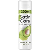 Gillette Satin Care Intimpflege Rasiergel Damen Avocado Twist, Geschenk für Frauen