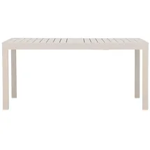 VCM Capo Gartentisch mit Auszug 160 x 240 x 75 cm Beige