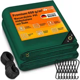 tillvex Abdeckplane 400 x 600 cm Grün