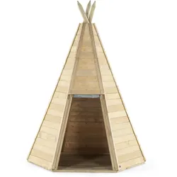 Plum Holz Tipi Hideaway 230, Outdoor-Tipi aus Holz, Spielzelt, 2,30 m hoch One Size