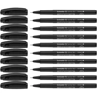 Schneider Topliner 967 Fineliner schwarz 0,4 mm, 10 St.