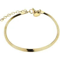 Liebeskind Berlin The Sleek Armband Edelstahl goldfarben LJ-0958-B-21 Größe ONESIZE