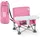 Bright Starts Pop ’N Sit Tragbare Sitzerhöhung, für drinnen und draußen, Bodensitz mit Essenstablett, Pink, 6 Monate - 3 Jahre
