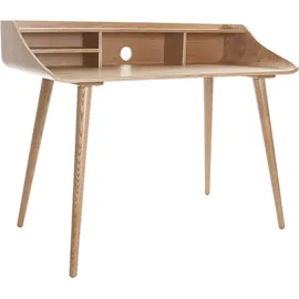 miliboo Schreibtisch Eschenholz beige