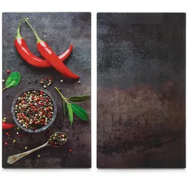Zeller Chilli Schneide- und Abdeckplatte 2 St.
