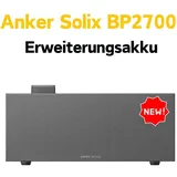 Anker SOLIX Solarbank BP2700 Erweiterungsakku , Solarspeicher für Balkonkraftwerk