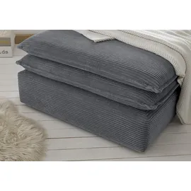 Home Affaire Hocker PIAGGE Cord 0 x 0 x 0 cm Grau