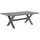 Beliani Cascais Gartentisch 200 x 105 x 74 cm Grau