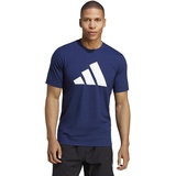 adidas Herren T-Shirt (Short Sleeve) Tr-Es Fr Logo Training Tee blue,