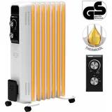 Flexot Flexot® Ölradiator 600W / 900W / 1500W - 3 Powerstufen 7 Rippen Elektroheizung Heizung Heizer Heater Radiator Überhitzungsschutz Thermostat Kabe...