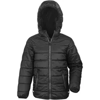 Result Core Youth Soft Padded Jacket - Schwarz