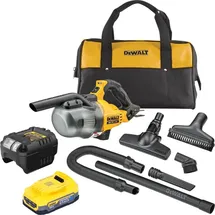 DeWalt DCV 501 LE1 Akku Stabsauger 18 V 0,7 l Staubklasse L + 1x Powerstack Akku 1,7 Ah + Ladegerät