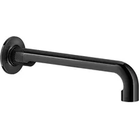 GESSI Inciso Waschtisch-Wandauslauf Metall Schwarz PVD
