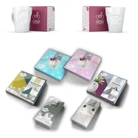 Fiftyeight Henkelbecher-Set 2-tlg. - jeweils 350 ml + Servietten