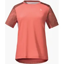 Schöffel Shirt Valbella L, atmungsaktives Radtrikot, schnell trocknendes Funktionsshirt mit 4-Wege-Stretch, clasping Rose, 38