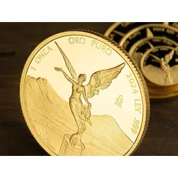 Mexiko Gold Libertad-Premium-Set 2024 - PP - 5tlg.