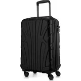 suitline Handgepäck Koffer 4-Rollen Cabin 55 cm / 34 l schwarz