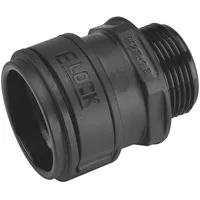 Fränkische Rohrwerke 25958025 Verschraubung 44mm Schwarz 25St.