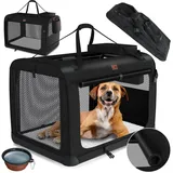 Lovpet LOVPET® Hundebox Hundetransportbox faltbar Inkl.Hundenapf Transporttasche Hundetasche Transportbox für Haustiere, Hunde und Katzen Haustiertransportbox