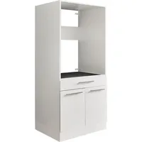 Möbelando Waschmaschinenumbauschrank >LAUNDREEZY< in weiß - 67,5x162x67,5 (BxHxT)