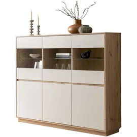 Home Affaire Highboard Sonora 164 x 138 x 40 cm Eiche Artisan / Kaschmir