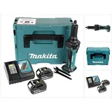 Makita DGD 800 RMJ Akku Geradschleifer 18V + 2x Akku 4,0Ah + Makpac